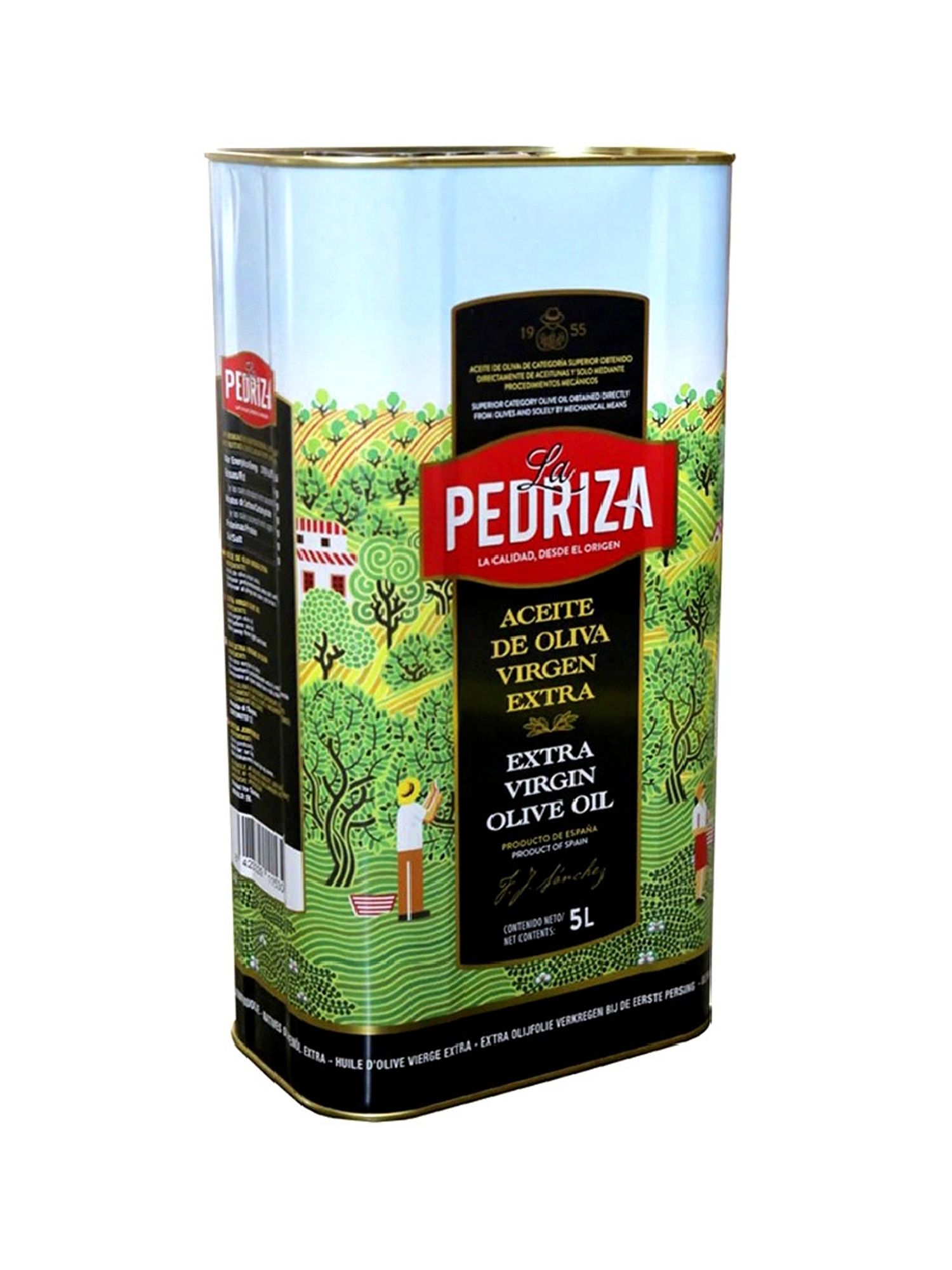 Масло Оливковое La Pedriza Extra Virgin 5л х 4шт.