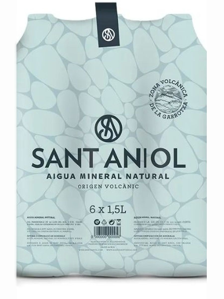 Вода минеральная Sant Aniol (Сант Аниол) негазированная, пэт,6 шт по 1.5 л.