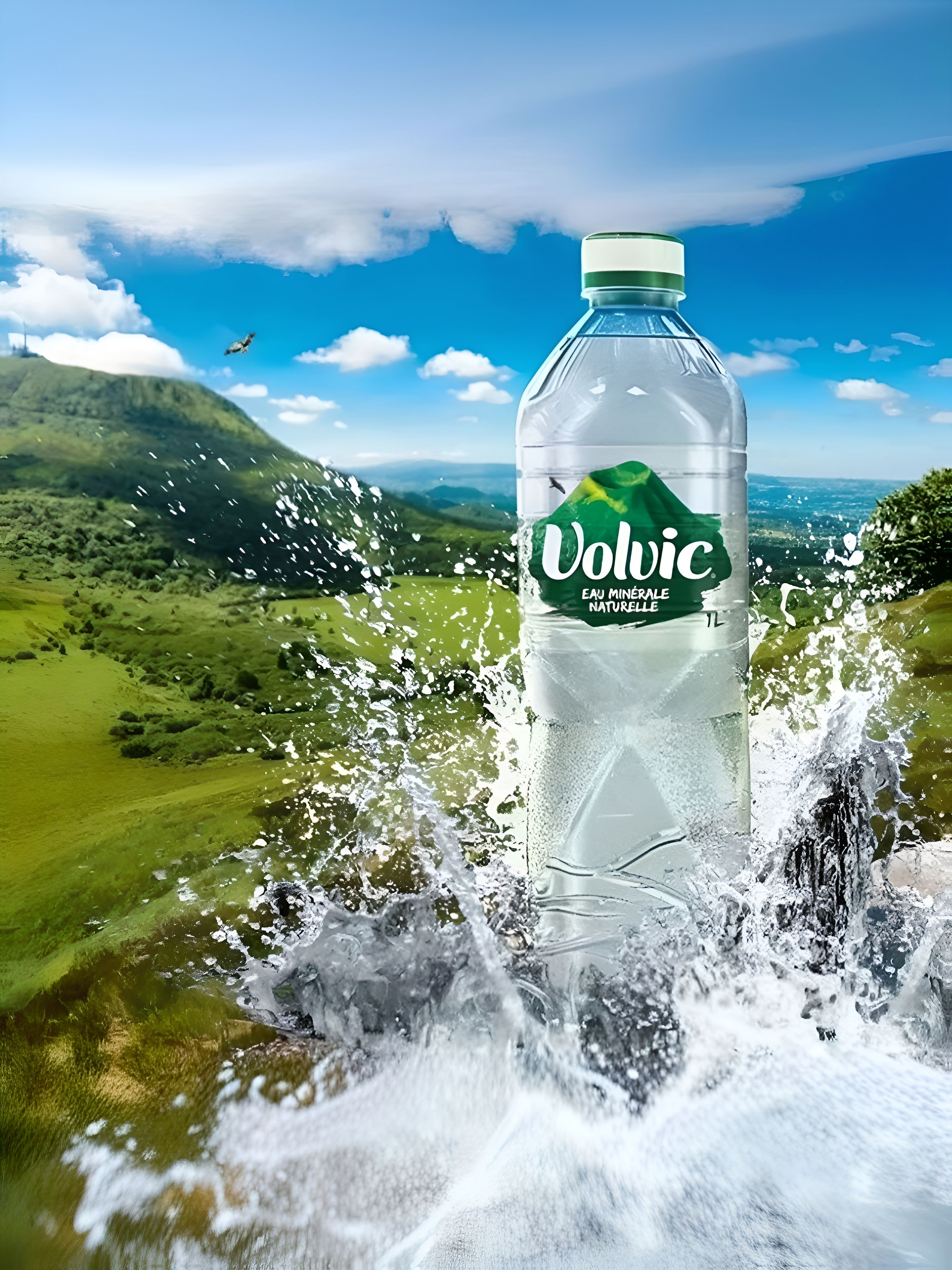 Вода Volvic, 1.5 л, негазированная, пэт, (упаковка 1.5л х 12шт.)