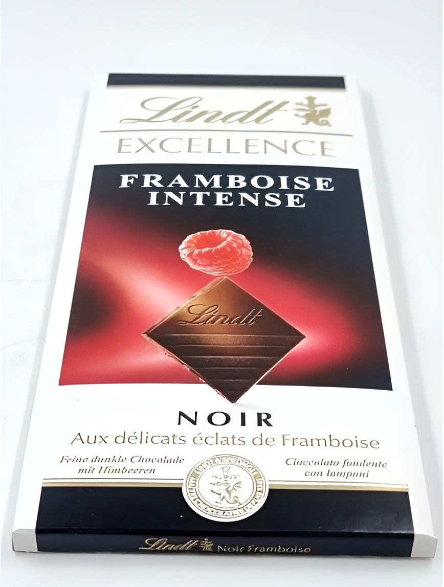 Шоколад темный Lindt Excellence Raspberry Intense (100 гр). Набор 20 шт.