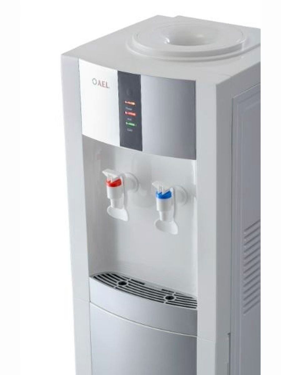 Кулер для воды LC-AEL-47с white/silver с шкафчиком