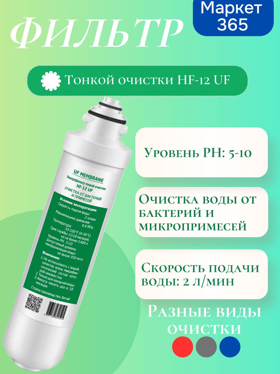 HotFrost Ультрафильтр тонкой очистки HF-12 UFдля пурифайера