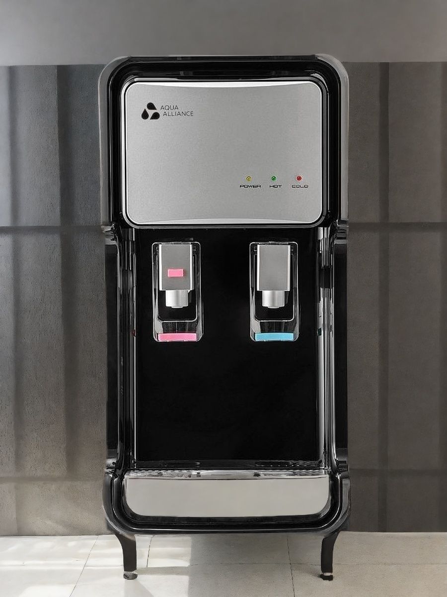 Пурифайер-проточный кулер для воды Aquaalliance V11s-TC black/silver