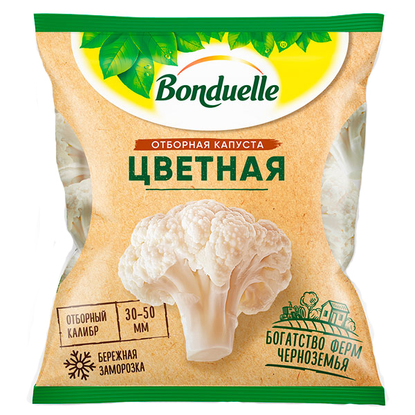 Капустаа цветная Bonduelle быстрозамороженная 400 гр
