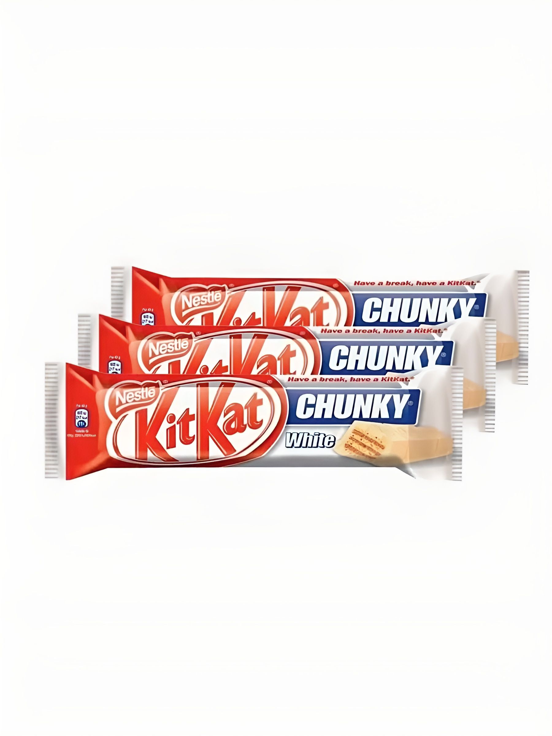 Молочный шоколадный батончик Kit-Kat Chunky White 42г. 24 шт.