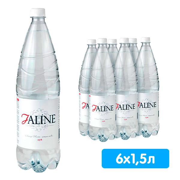 Вода Jaline 1.5 литра, без газа, пэт, 6 шт. в уп.