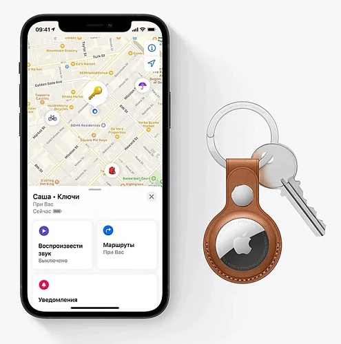 Трекер Apple AirTag (1шт, Белый)