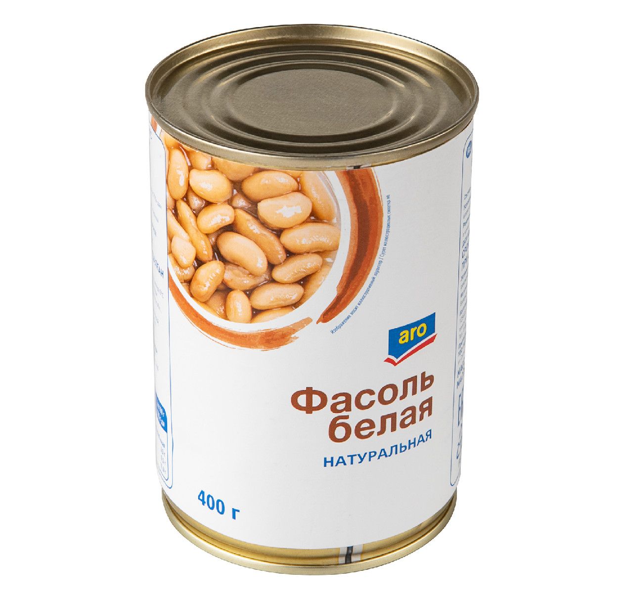 aro Фасоль белая Натуральная, 400г х 8 шт.