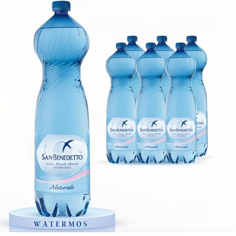 Минеральная вода San Benedetto, 1.5 л, негазированная, пэт, (упаковка 1,5л х 6шт.)