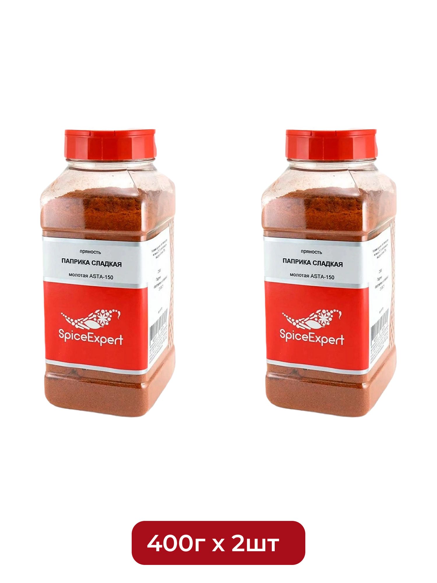 Паприка Красная SpiceExpert Сладкая Молотая 400г х 2шт.