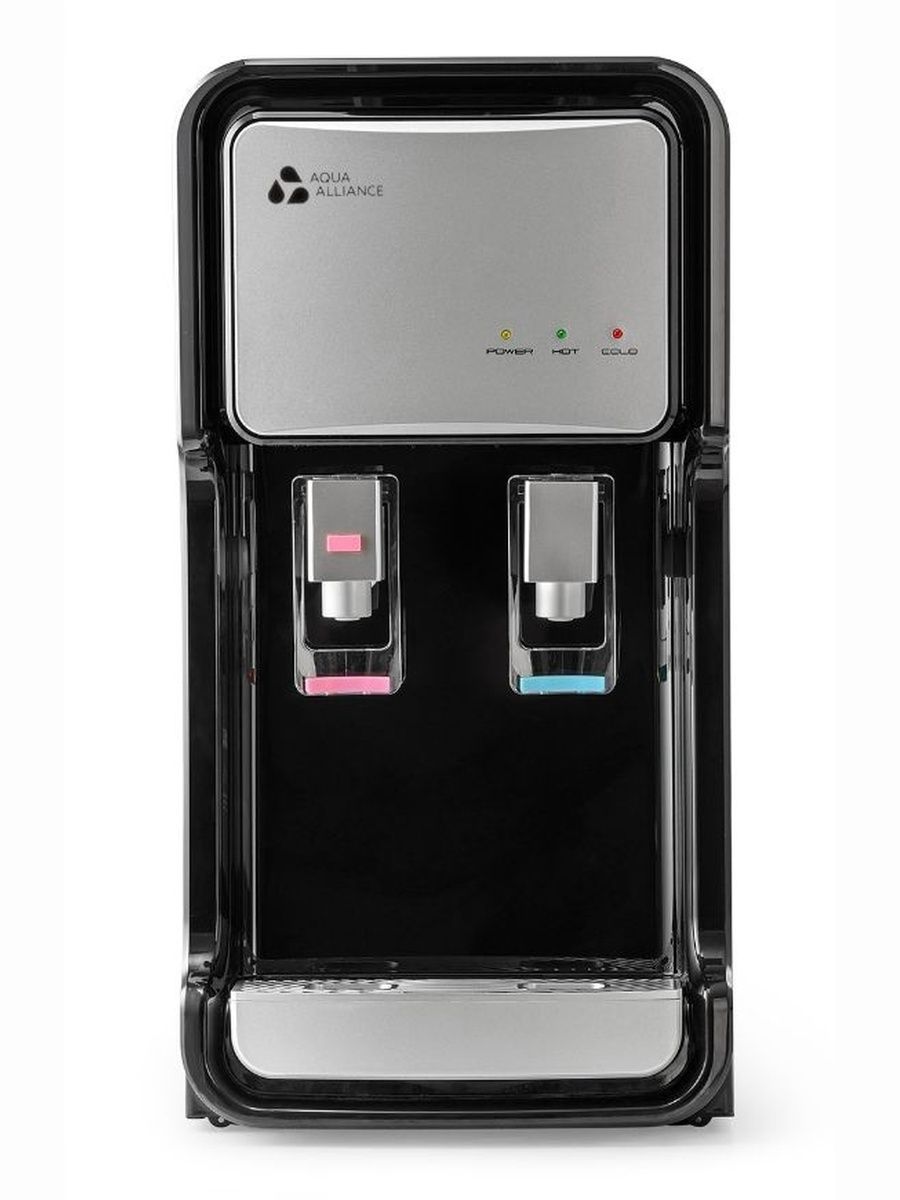 Пурифайер-проточный кулер для воды Aquaalliance V11s-TC black/silver