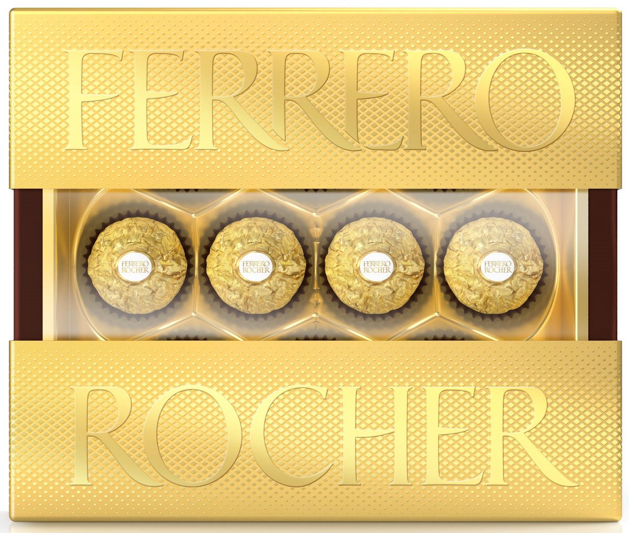 Набор конфет Ferrero Rocher хрустящие из молочного шоколада, 125г. Упаковка 6шт. Набор 2 упаковки.