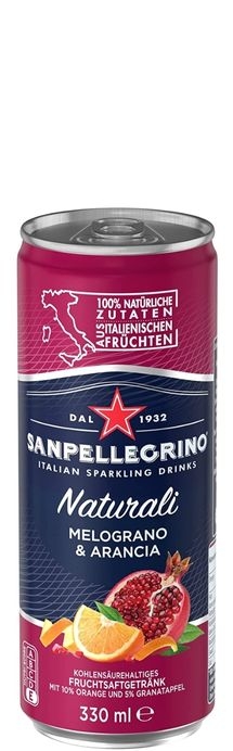 San Pellegrino (Сан Пеллегрино) - "Гранат-апельсин" 0.33л