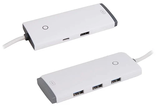 Хаб Baseus 4-Port Type-C HUB Adapter (Type-C to USB 3.0*4) 2m (Белый)