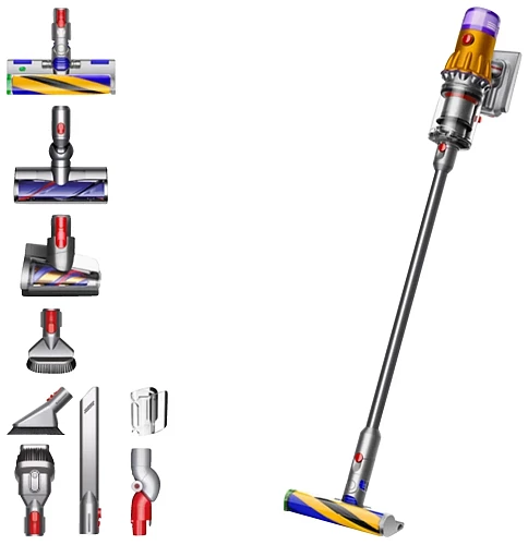Пылесос Dyson V12 Detect Slim Absolute (SV46) (Желтый/Никель)