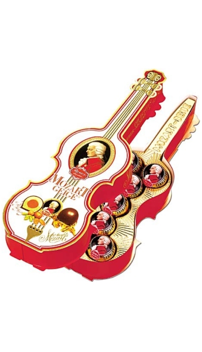 Конфеты шоколадные "Скрипка Моцарта" Reber Mozart 140г