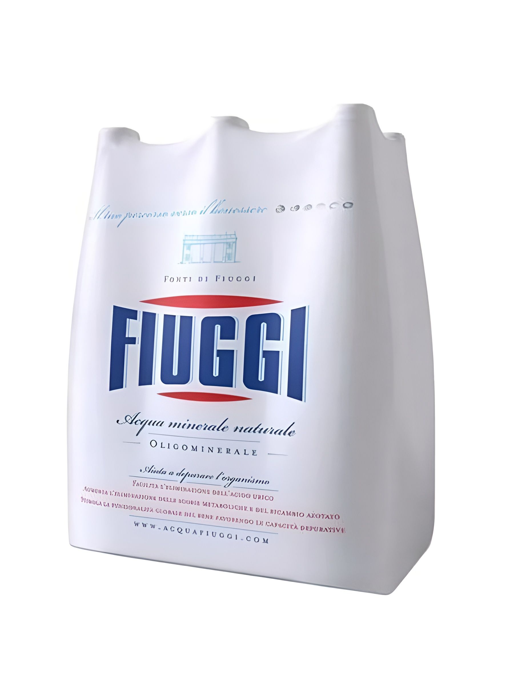 ACQUA DI FIUGGI (Фьюджи) NATURALE - природная негазированная вода 1л, упаковка 3 шт. стекло
