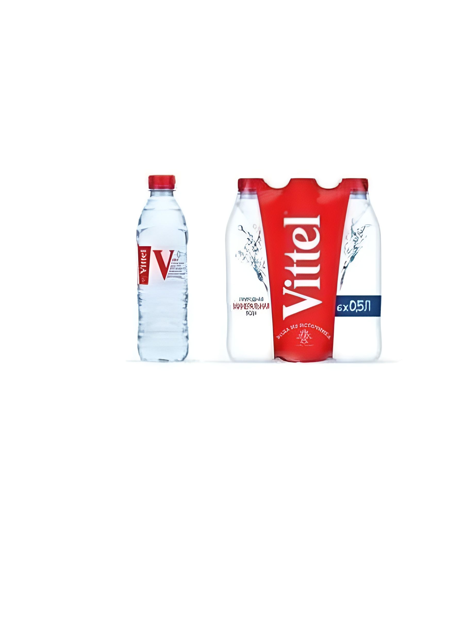 Вода Vittel / Виттель 0.5 литра, без газа, пэт, 24 шт. в уп.
