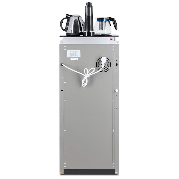 Кулер с чайным столиком Тиабар Ecotronic TB3-LE UV Silver+Black (шкафчик 7 литров)