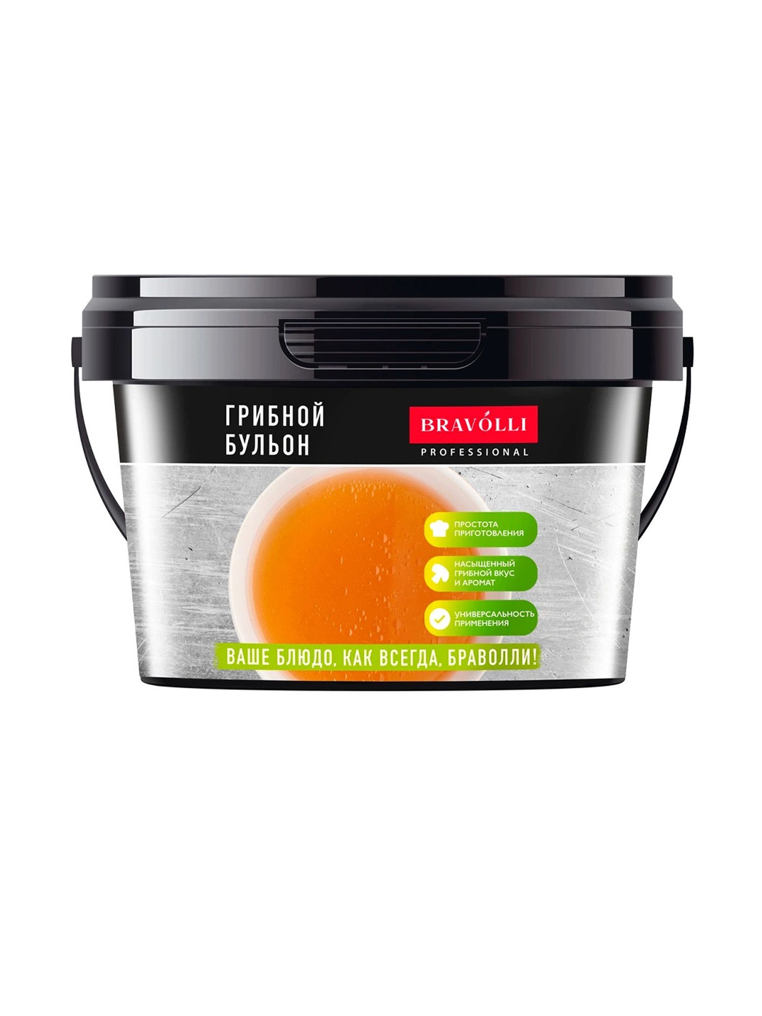 Бульон Bravolli Professional Грибной 2кг х 4шт.