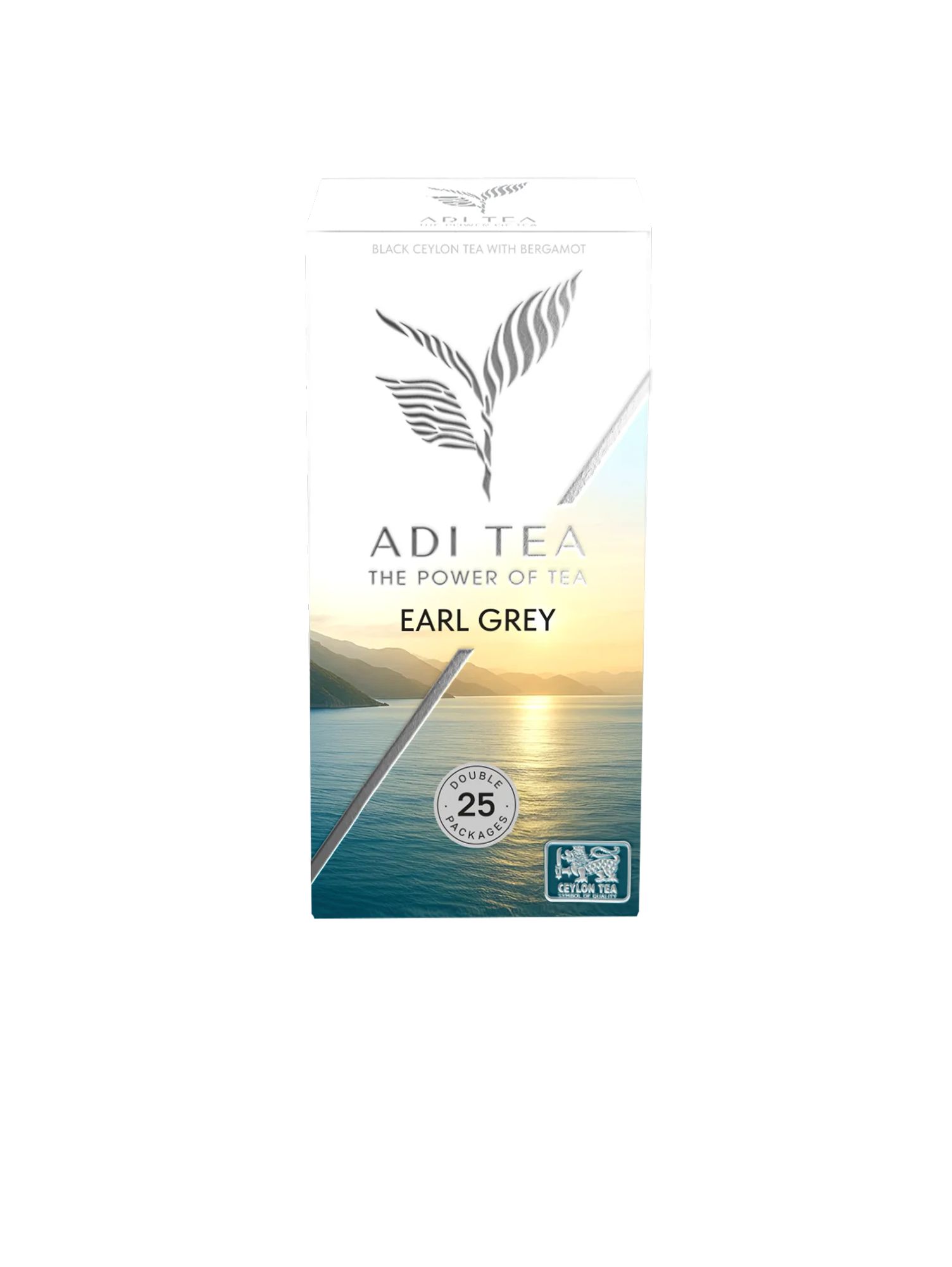 Чай черный ADI TEA Earl Grey 25 пакетиков х 12шт.
