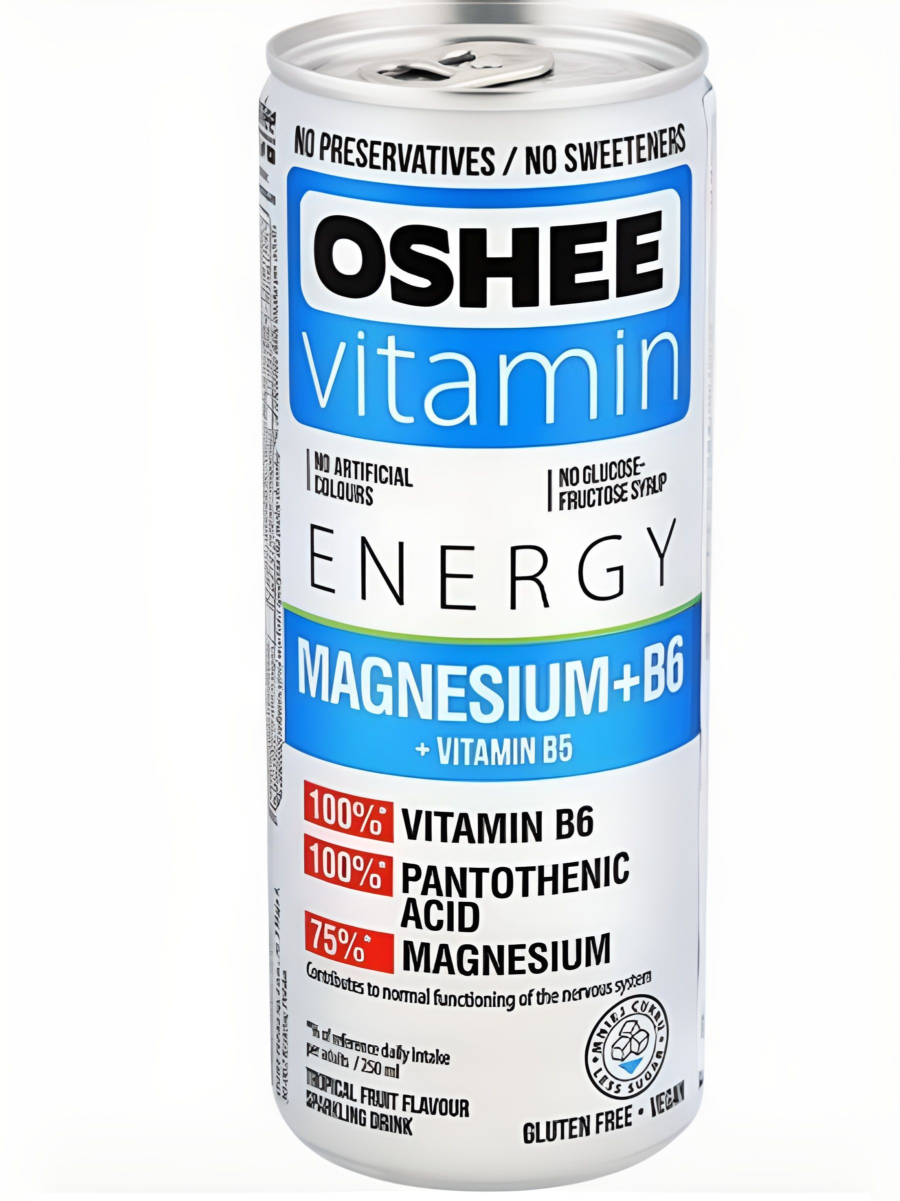Напиток витаминизированный Oshee Vitamin Energy Magnesium + B6, 0,25л х 24шт