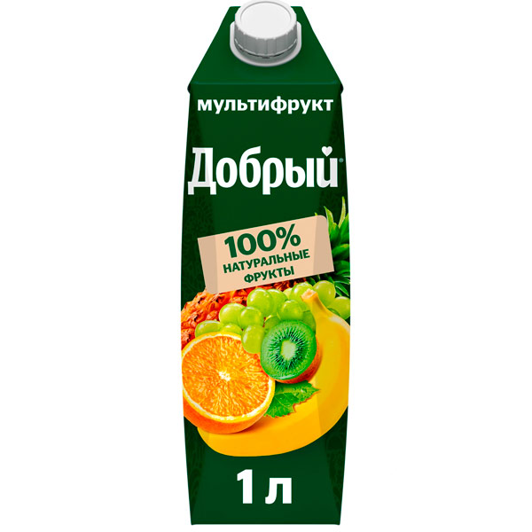Нектар Добрый мультифрукт 1 литр