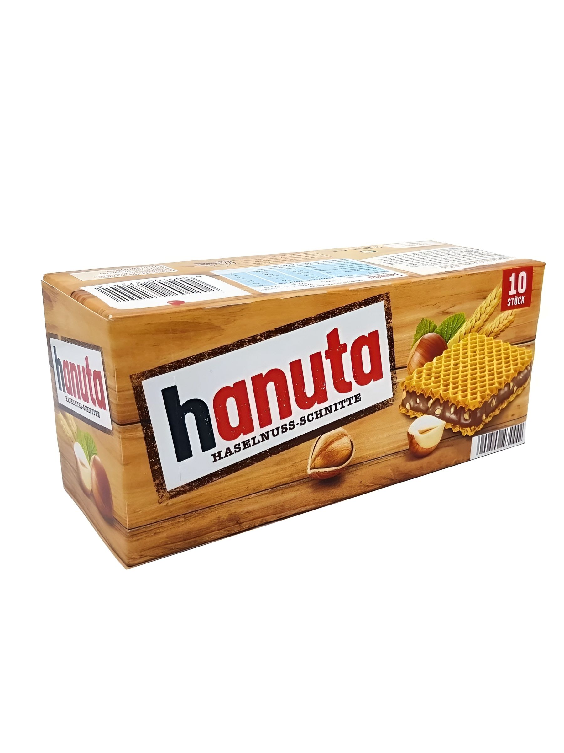 Вафли с шоколадной начинкой Hanuta Hazelnut, 220 гр. 10 шт.
