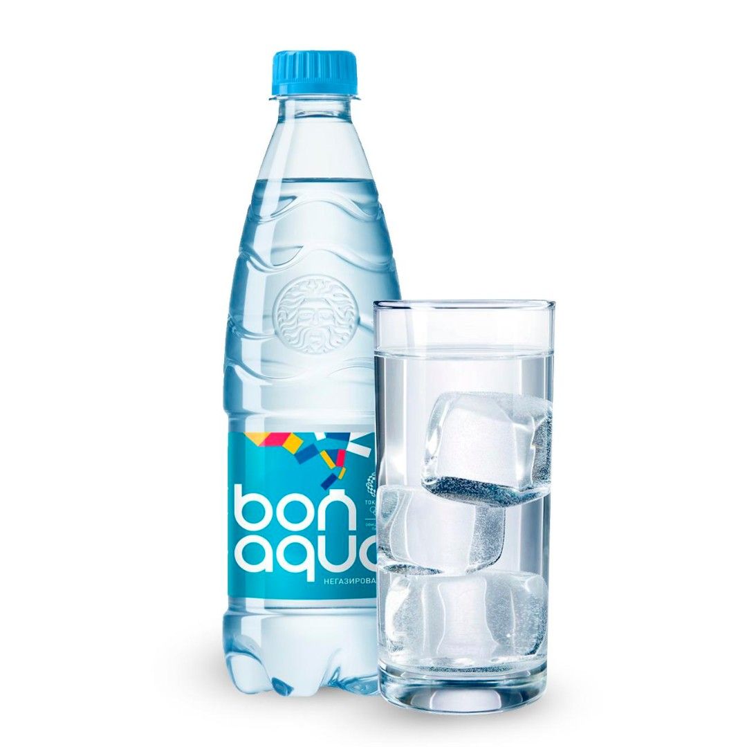Вода минеральная Bon Aqua (Бон Аква) без газа 0,5л x 24шт