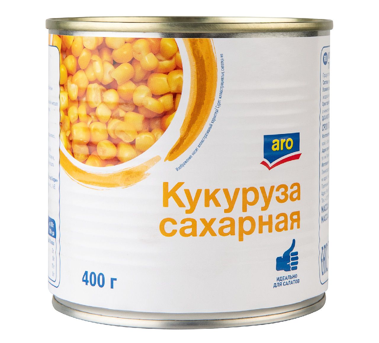 aro Кукуруза Сахарная, 400г х 24 шт.