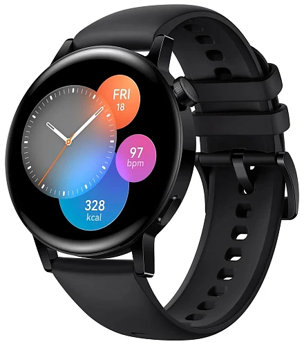 Умные часы HUAWEI Watch GT 3 Active 42 мм (Чёрный)