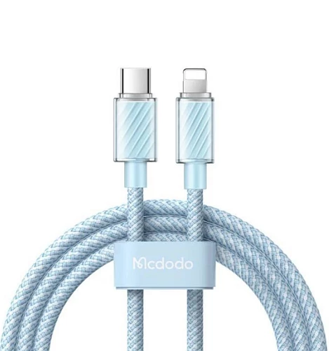 Кабель Mcdodo Type-C to Lightning Colorfull Crystal Series 1.2 m (Голубой, 1.2м)