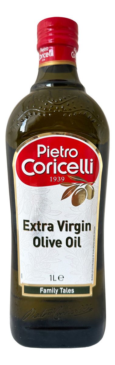 Масло оливковое Pietro Coricelli Extra Virgin нерафинированное, стекло, 1л х 12шт.