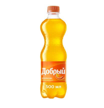 Напиток Добрый Апельсин газированный, 0,5 литр. ПЭТ. Упаковка 24 шт.