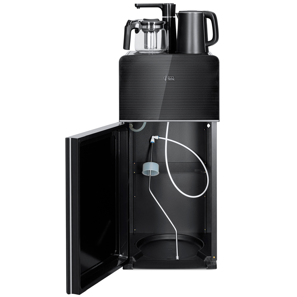 Кулер с чайным столиком Тиабар Ecotronic TB18-LE black