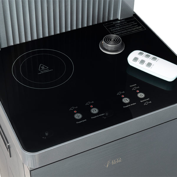 Кулер с чайным столиком Тиабар Ecotronic TB24-LNR grey