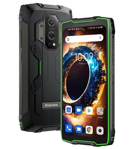 Смартфон Blackview BV9300 с фонариком 12/256GB (12 ГБ, 256 ГБ, Зелёный)