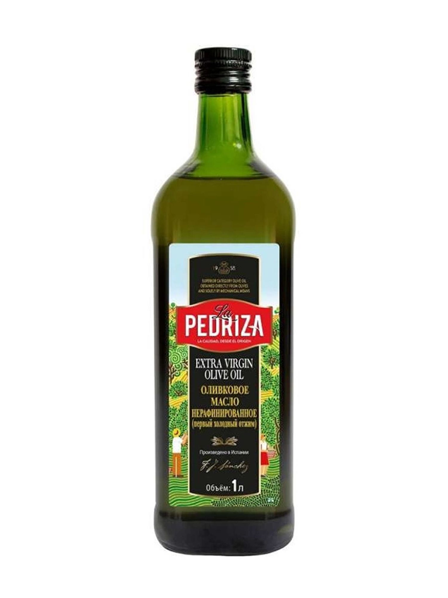 Масло Оливковое La Pedriza Extra Virgin 1л х 4шт.
