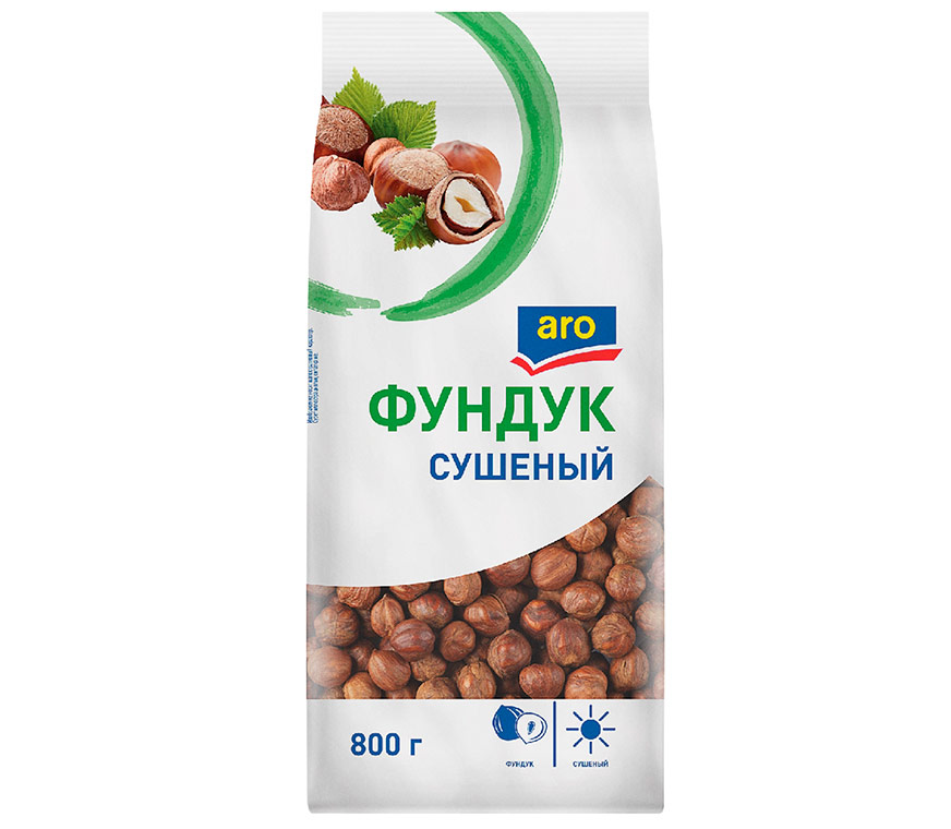 Фундук Aro сушеный 800 гр
