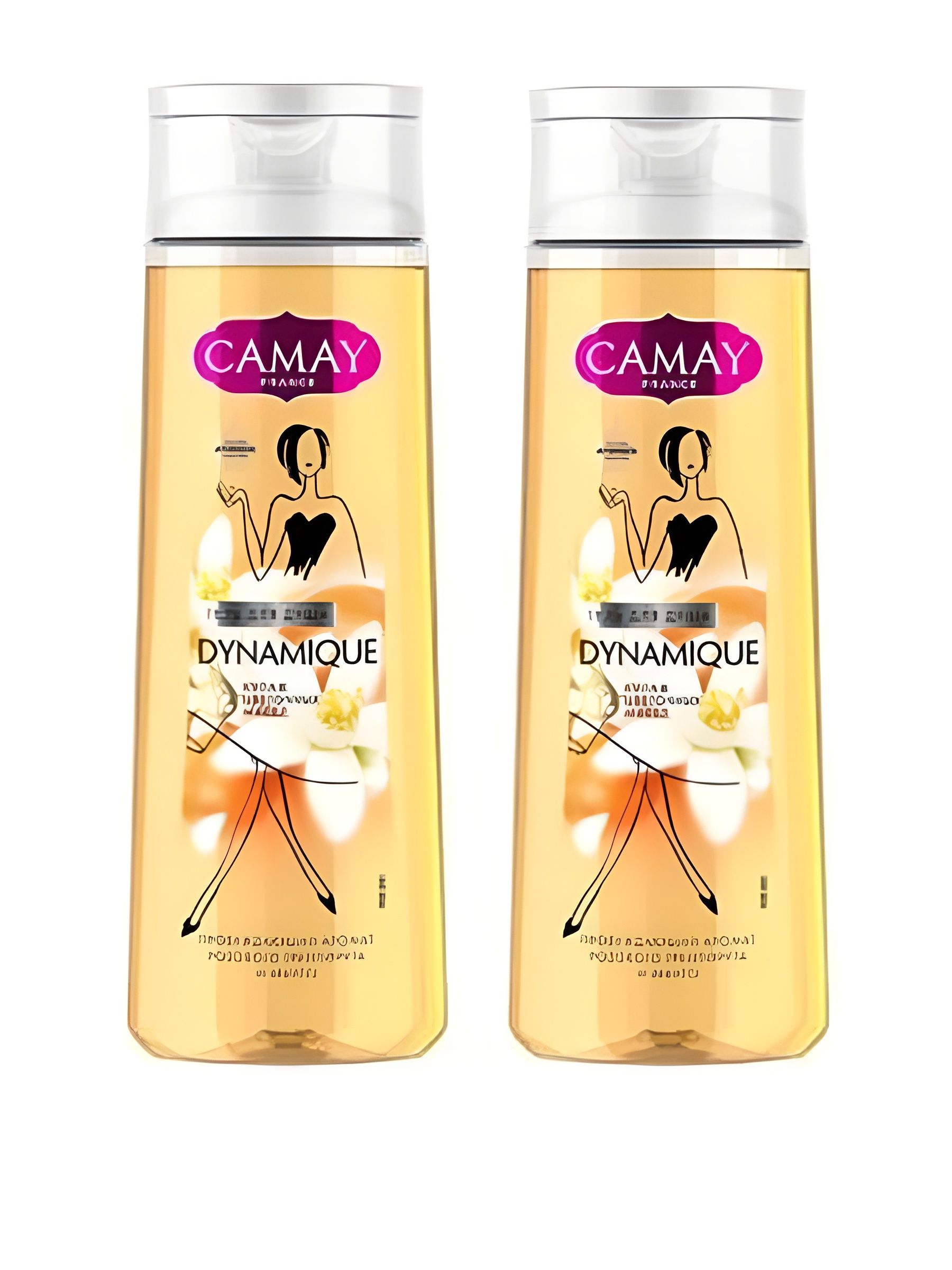 Гель для душа женский парфюмированный CAMAY CAMAY Dynamique с ароматом розового грейпфрута, 250 мл. Набор 2 шт