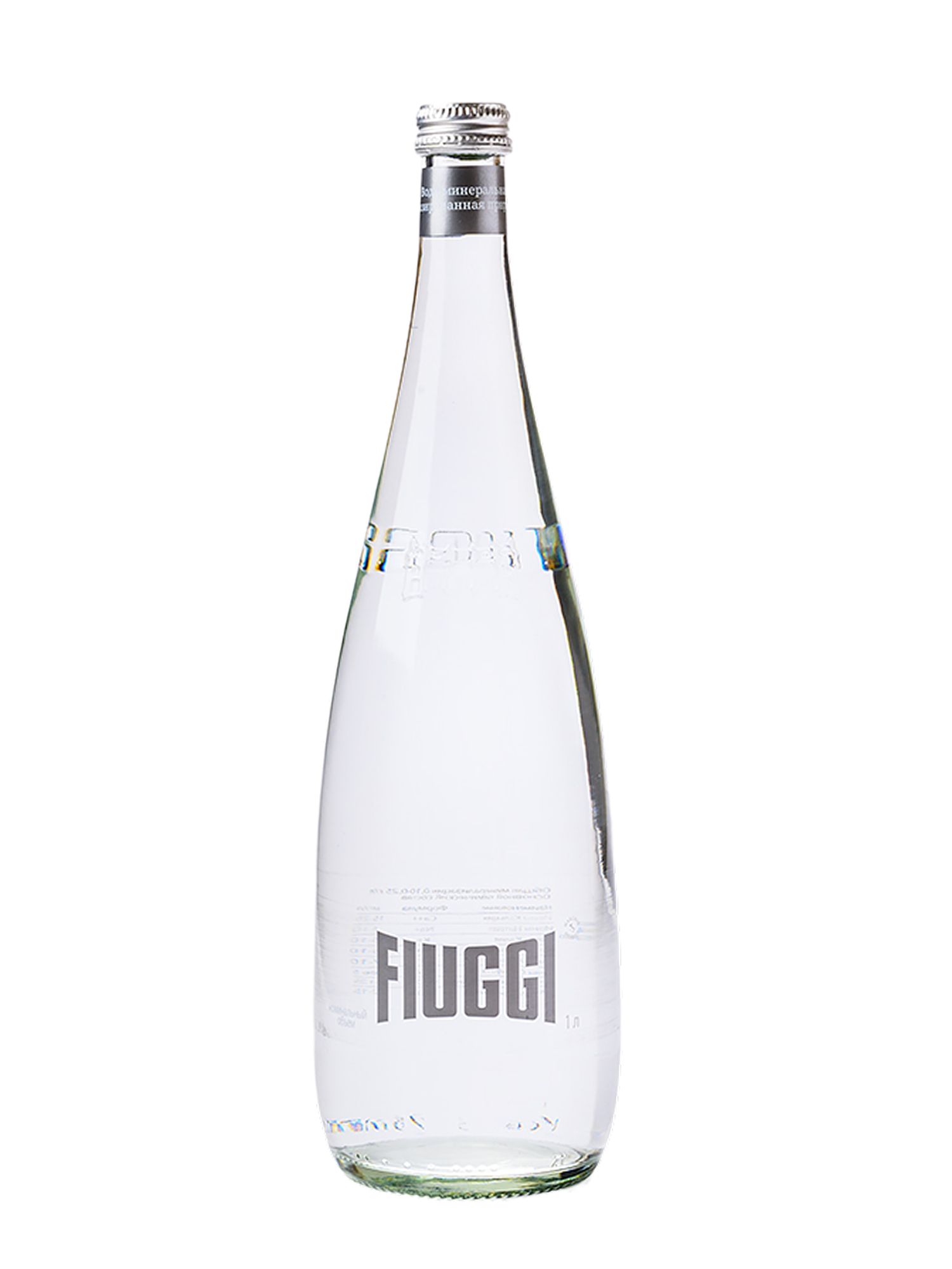 Acqua Di Fiuggi Frizzante(ФЬЮДЖИ)- природная минеральная вода без газа 1л, стекло, упаковка 6 штук