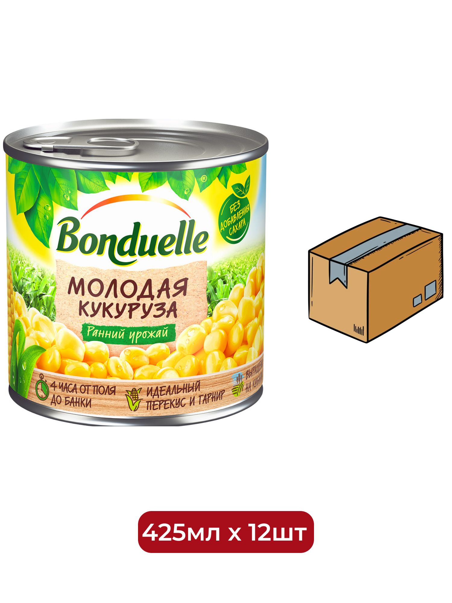 Кукуруза Бондюэль молодая, 425мл х 12шт.