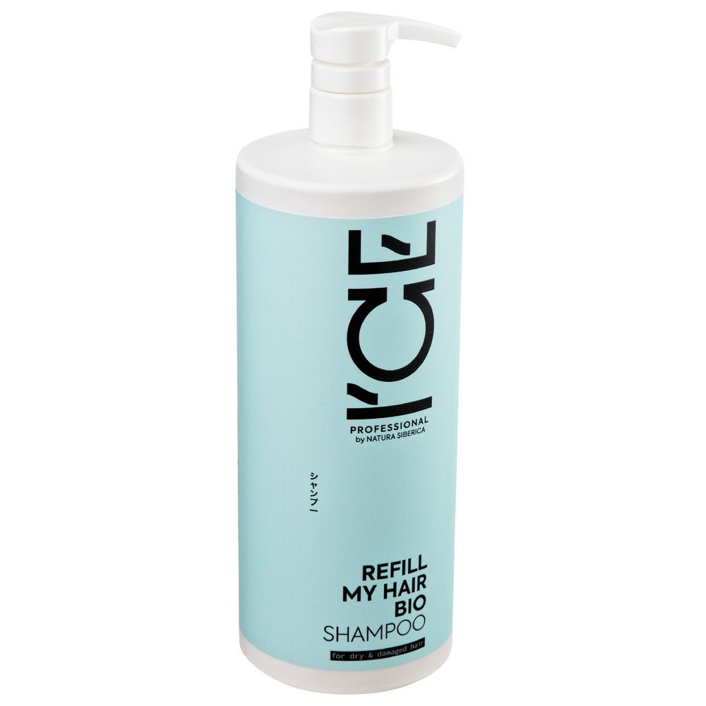 Шампунь для сухих и повреждённых волос Refill My Hair ICE Professional by Natura Siberica, 1000 мл х 6шт.