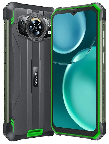 Смартфон Blackview OSCAL S80 6/128GB (6 ГБ, 128 ГБ, Зелёный)