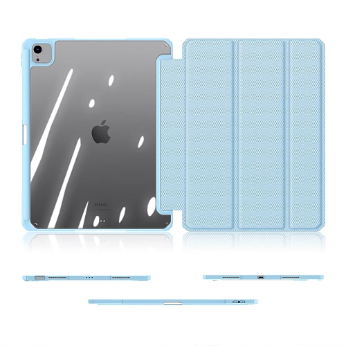 Чехол-книжка Gurdini Dux Ducis Toby Series для iPad Pro 11 (2024) (Голубой)