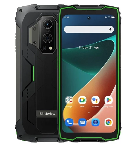 Смартфон Blackview BV9300 с фонариком 12/256GB (12 ГБ, 256 ГБ, Зелёный)