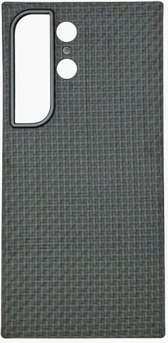 Чехол карбоновый KZDOO Keivlar для Galaxy S24 Ultra (Серый)