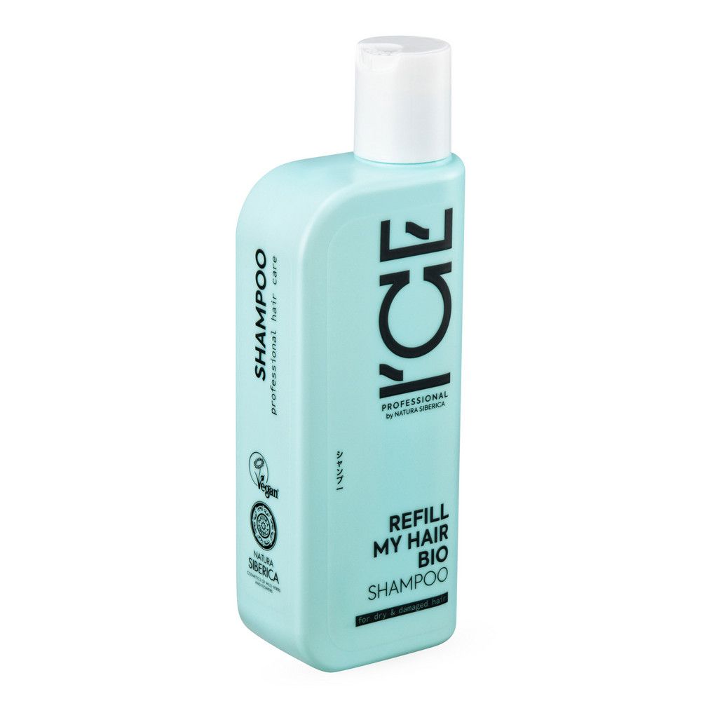 Шампунь для сухих и повреждённых волос Refill My Hair ICE Professional by Natura Siberica, 250 мл х 12шт.