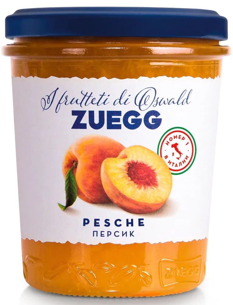 Джем Zuegg Персик конфитюр экстра, 320г х 2шт.