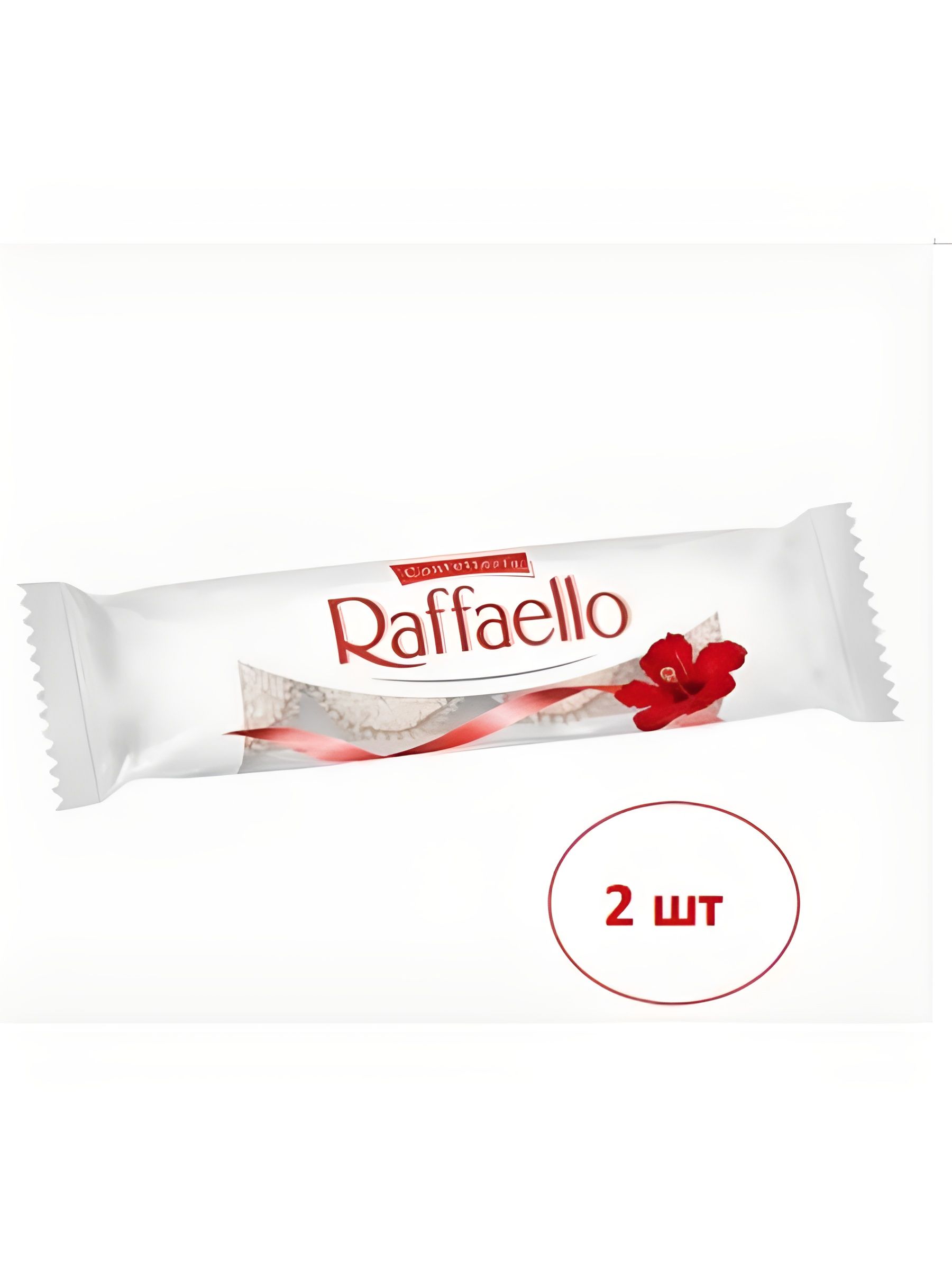 Конфеты с цельным миндалем в кокосовой обсыпке Raffaello, 40 г. 2 шт.